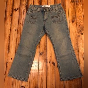 Joe Boxer cropped jeans (with slight flare) - size 11